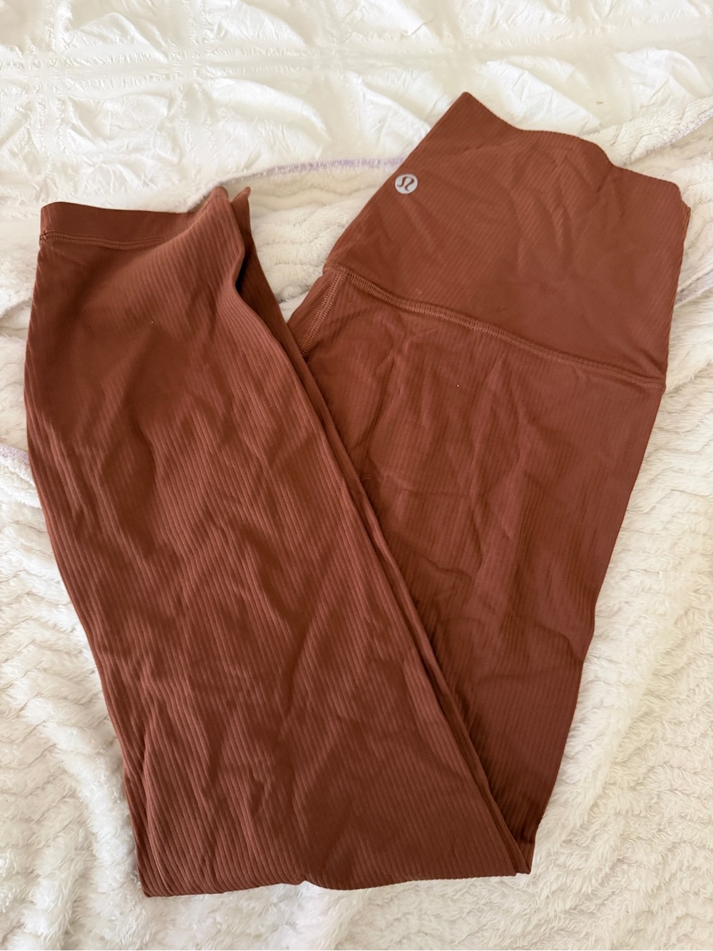 Lululemon Align High-Rise Ribbed Leggings Brown